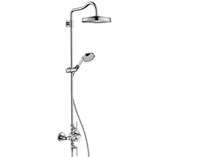 Axor Montreux Showerpipe s termostatickou baterií a horní sprchou 1jet, chrom