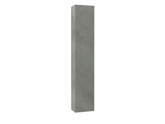 kielle Meara Vysoká skříňka závěsná, 25x16x130 cm, beton