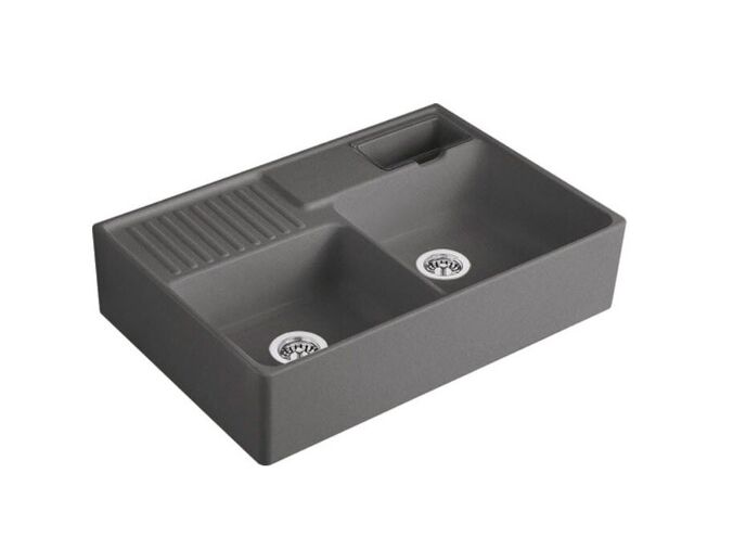 Villeroy & Boch Dřezy Keramický dřez 90x63 cm, CeramicPlus, grafit