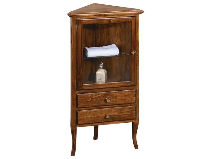 Sapho RETRO skříňka rohová 60x120x47cm, buk, levá