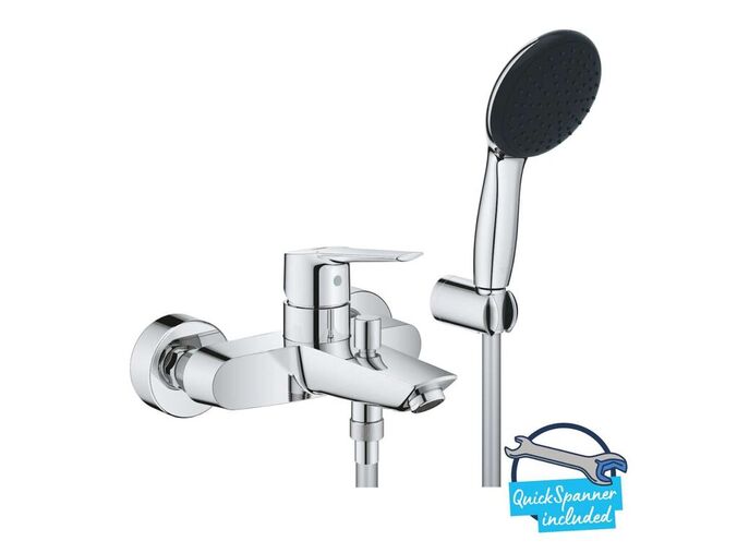 Grohe QuickFix Start Vanová baterie s příslušenstvím, chrom