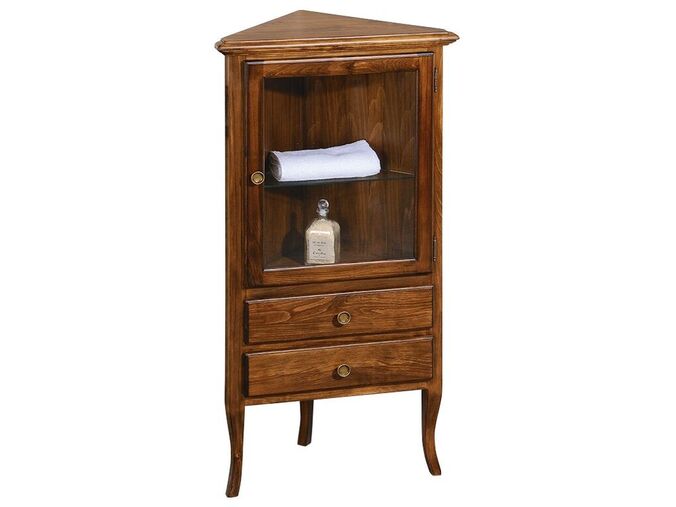 Sapho RETRO skříňka rohová 60x120x47cm, buk, pravá