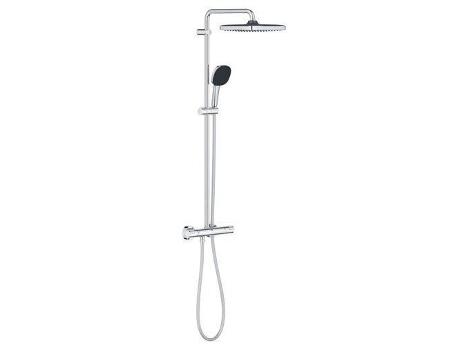 Grohe Vitalio Comfort Sprchový set s termostatem, 25x25 cm, 2 proudy, chrom