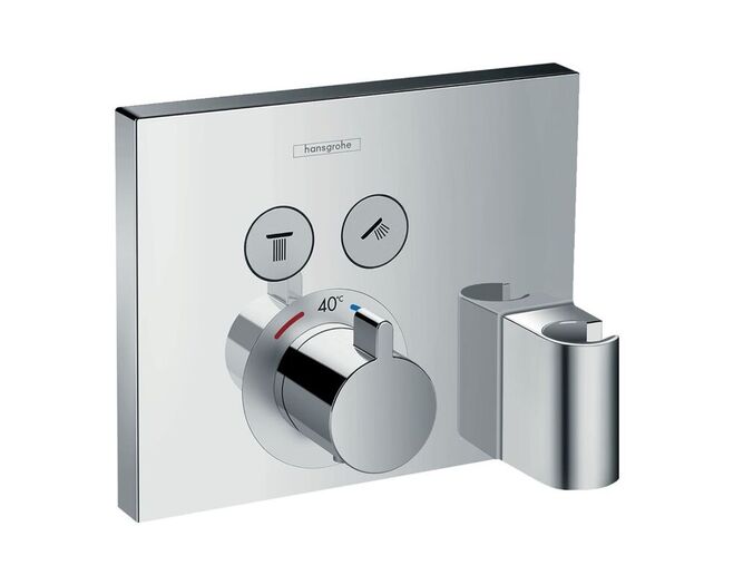 Hansgrohe ShowerSelect Termostatická baterie pod omítku, se 2 výstupy, chrom