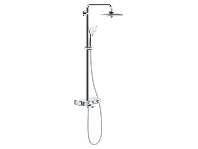 Grohe Euphoria SmartControl Sprchový set s vanovým termostatem, průměr 26 cm, 3 proudy, chrom