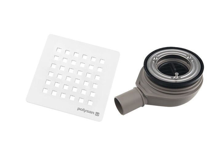 Polysan FLEXIA vaničkový sifon, průměr 90mm, DN40, krytka bílá