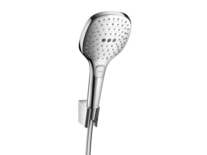 Hansgrohe Raindance E Set sprchové hlavice, 3 proudy, držáku a hadice, chrom