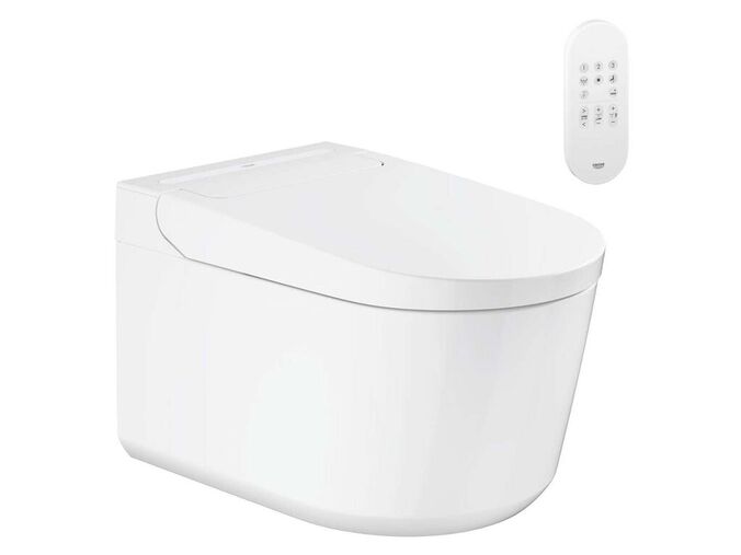 Grohe Senesia Elektronický bidet s keramikou, Rimless, Triple Vortex, HyperClean, alpská bílá