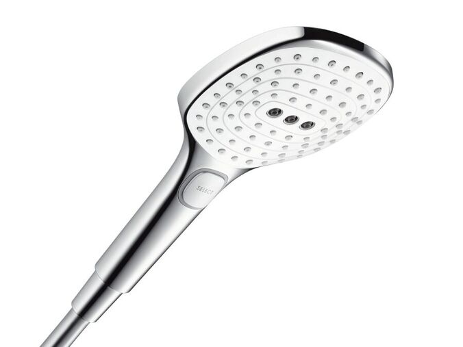 Hansgrohe Raindance E Sprchová hlavice 120, 3 proudy, bílá/chrom
