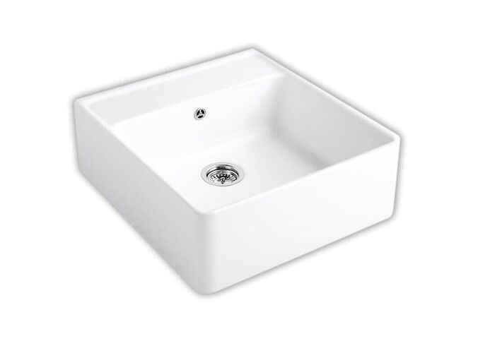 Villeroy & Boch Dřezy Keramický dřez 63x60 cm, CeramicPlus, Stone White