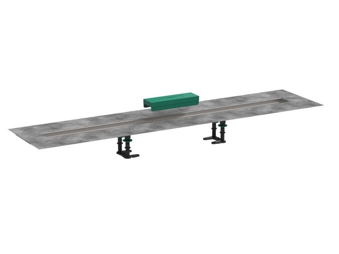 Hansgrohe Raindrain Instalační sada lineárního sprchového žlabu 1200, nerez