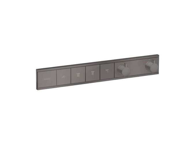 Hansgrohe RainSelect Baterie pod omítku pro 4 spotřebiče, kartáčovaný černý chrom