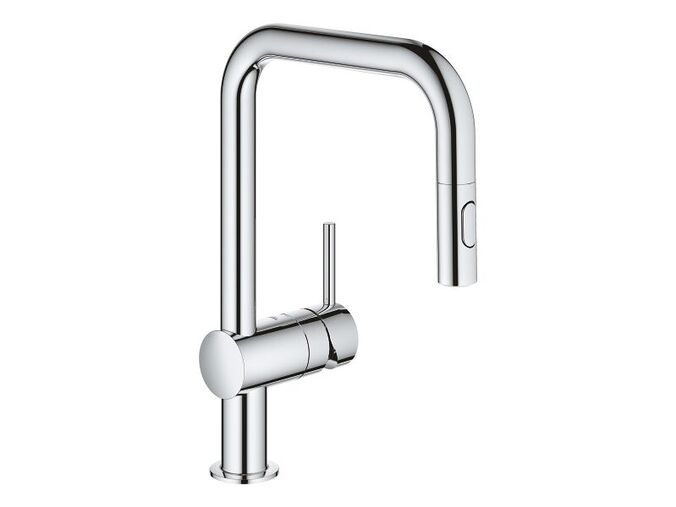 Grohe Minta Dřezová baterie s výsuvnou sprškou, chrom