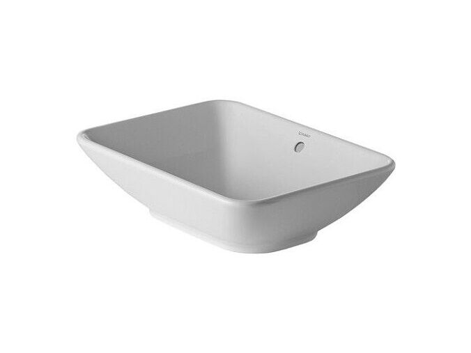 Duravit Bacino umyvadlo na desku, 55x42 cm, přepad, bílá
