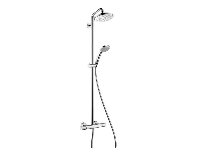 Hansgrohe Croma Sprchový set Showerpipe s termostatem, 220 mm, 4 proudy, chrom