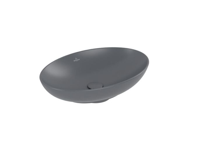 Villeroy & Boch Loop&Friends Umyvadlo na desku, 560x380 mm, s přepadem, CeramicPlus, Graphite