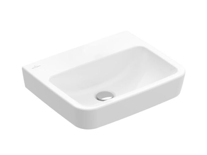Villeroy & Boch O.novo Umývátko 500x370 mm, bez přepadu, bez otvoru pro baterii, AntiBac, CeramicPlus, alpská bílá