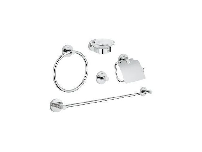 Grohe Essentials Sada doplňků do koupelny 5 v 1, chrom