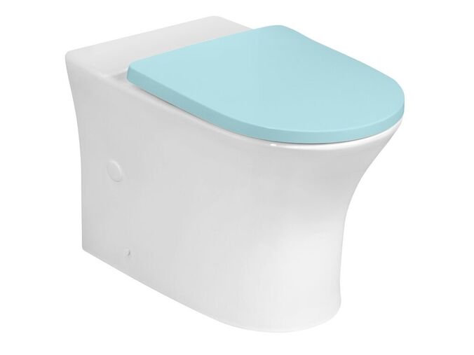Bruckner LEON WC kombi mísa, Rimless, 61,5x37 cm, spodní/zadní odpad, bílá