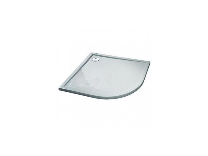 Hüppe Purano vanička čtvrtkruh 900 x 900 mm, bílá, R504