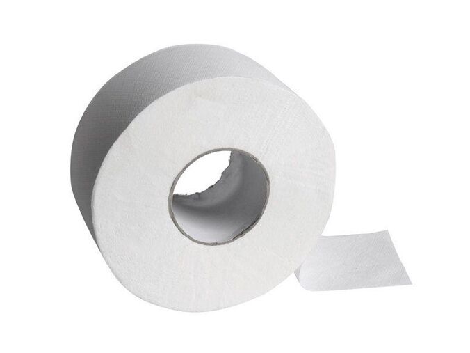 Aqualine JUMBO soft dvouvrstvý toaletní papír, 3 role, průměr role 27,5cm, délka 340m, dutinka 76mm