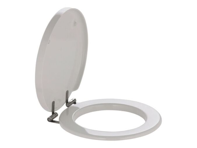 Geberit Keramag Preciosa WC sedátko, s automatickým spuštěním, upevnění shora, panty nerez ocel, bílá