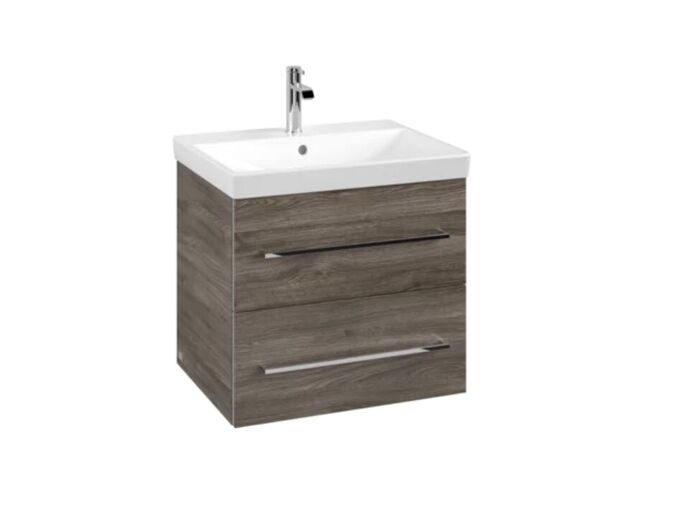 Villeroy & Boch Avento Umyvadlová skříňka, 580x514x452 mm, 2 zásuvky, Stone Oak