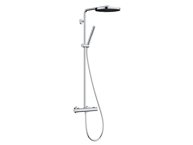 Hansgrohe Pulsify S Puro Sprchový set s termostatem, průměr 26 cm, 1 proud, chrom