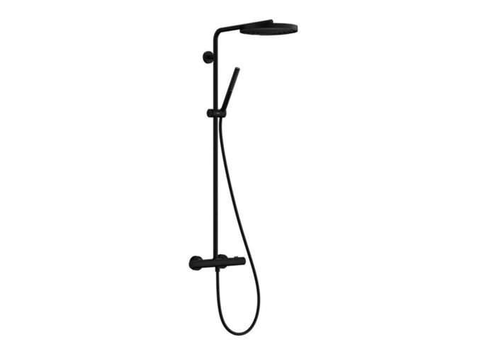 Hansgrohe Pulsify S Puro Sprchový set s termostatem, průměr 26 cm, 1 proud, matná černá
