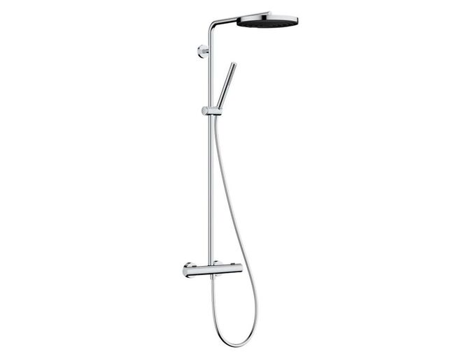 Hansgrohe Pulsify S Puro Sprchový set s termostatem, průměr 26 cm, 1 proud, EcoSmart, chrom
