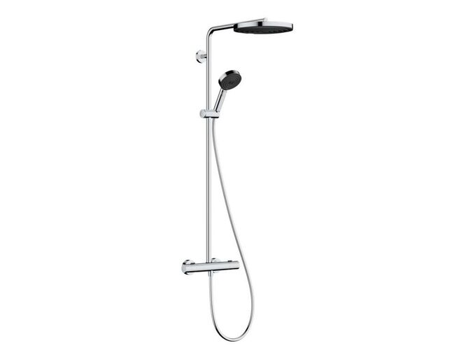 Hansgrohe Pulsify S Puro Sprchový set s termostatem, průměr 26 cm, 3 proudy, EcoSmart, chrom