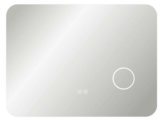 kielle Idolio Zrcadlo s LED osvětlením a vyhříváním, 60x80 cm, kosmetické zrcátko