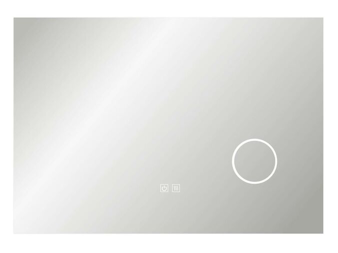 kielle Idolio Zrcadlo s LED osvětlením a vyhříváním, 70x100 cm, kosmetické zrcátko