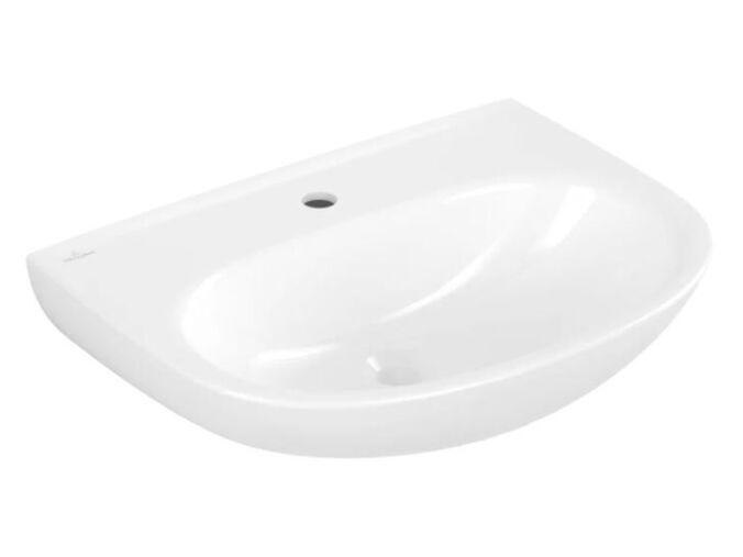 Villeroy & Boch O.novo Umyvadlo 55x44 cm, bez přepadu, otvor pro baterii, alpská bílá