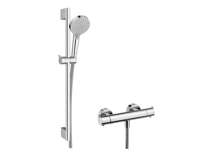 Hansgrohe Vernis Blend Sprchový set s termostatem, 2 proudy, EcoSmart, chrom