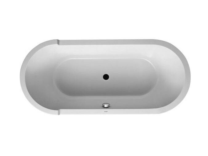 Duravit Starck volně stojící vana, 180x80 cm, s panelem, bílá