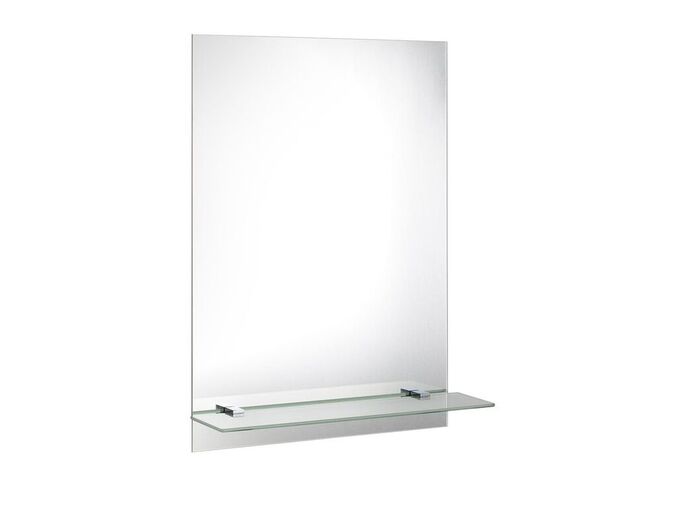 Aqualine Zrcadlo s otvory pro polici 50x70cm, včetně závěsů