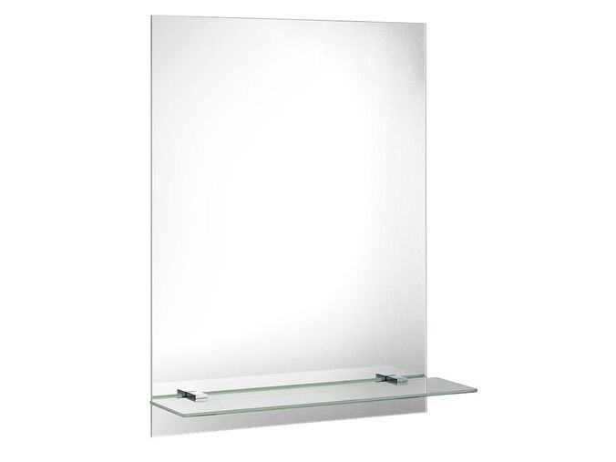 Aqualine Zrcadlo s otvory pro polici 60x80cm, včetně závěsů