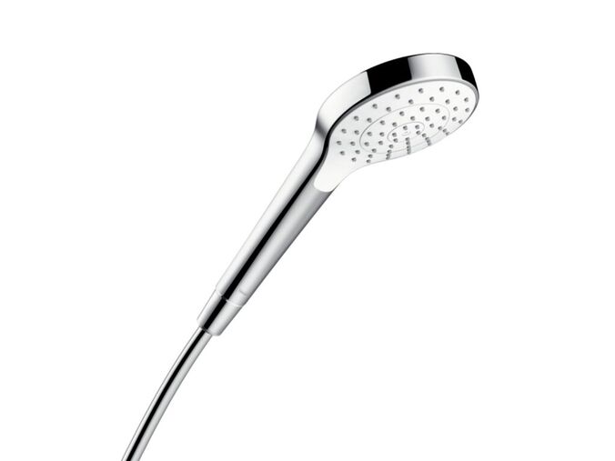 Hansgrohe Croma S Sprchová hlavice 110, EcoSmart 7 l/min, bílá/chrom