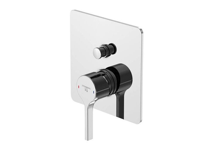 Steinberg Serie 230 baterie pod omítku pro 2 spotřebiče, chrom