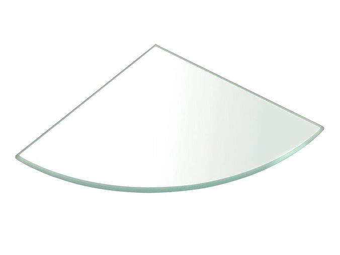 Sapho Police rohová, čtvrtkruhová 200x200x8mm, čiré sklo