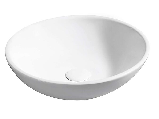 kielle Idolio Umyvadlo na desku, průměr 40 cm, bílá