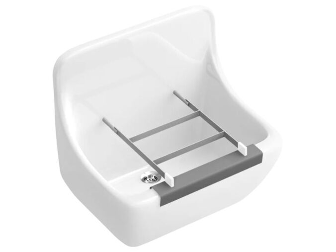 Villeroy & Boch O.novo Závěsná výlevka 46x35 cm, CeramicPlus, alpská bílá
