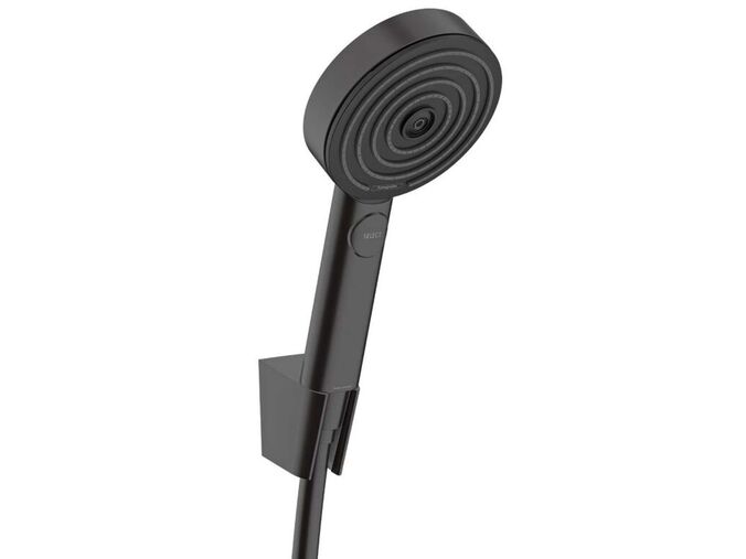 Hansgrohe Pulsify Select S Set sprchové hlavice, držáku a hadice, 3 proudy, EcoSmart, matná černá