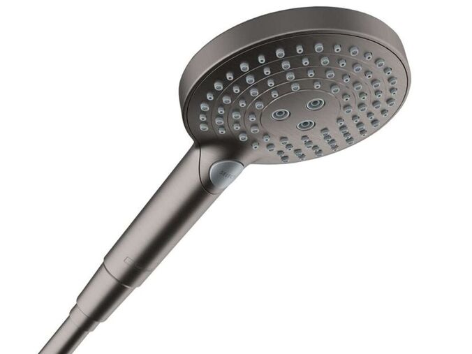 Hansgrohe Raindance Select S Sprchová hlavice, 3 proudy, EcoSmart, kartáčovaný černý chrom