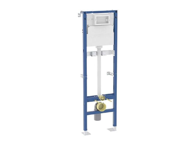 Geberit Duofix 4.0 Montážní prvek pro výlevku, 175 cm, splachovací nádržka pod omítku Delta 12 cm, nástěnná armatura na omítku