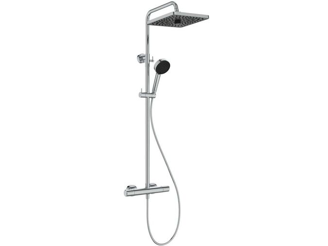 Ideal Standard Ceratherm T25+ Sprchový set s termostatem, 26x26 cm, 2 proudy, chrom