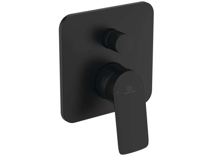 Ideal Standard Ceralife C Baterie pod omítku, pro 2 spotřebiče, hedvábná černá