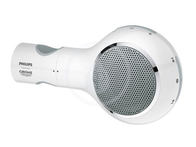 Grohe Aquatunes Bezdrátový reproduktor, voděodolný, bílá/šedá