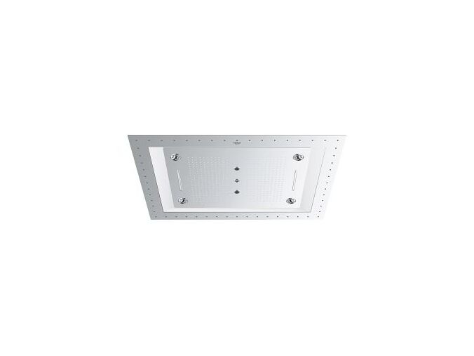 Grohe F-Digital Deluxe Stropní sprcha 6+ proudů s osvětlením Rainshower F-Series 40 AquaSymphony, chrom